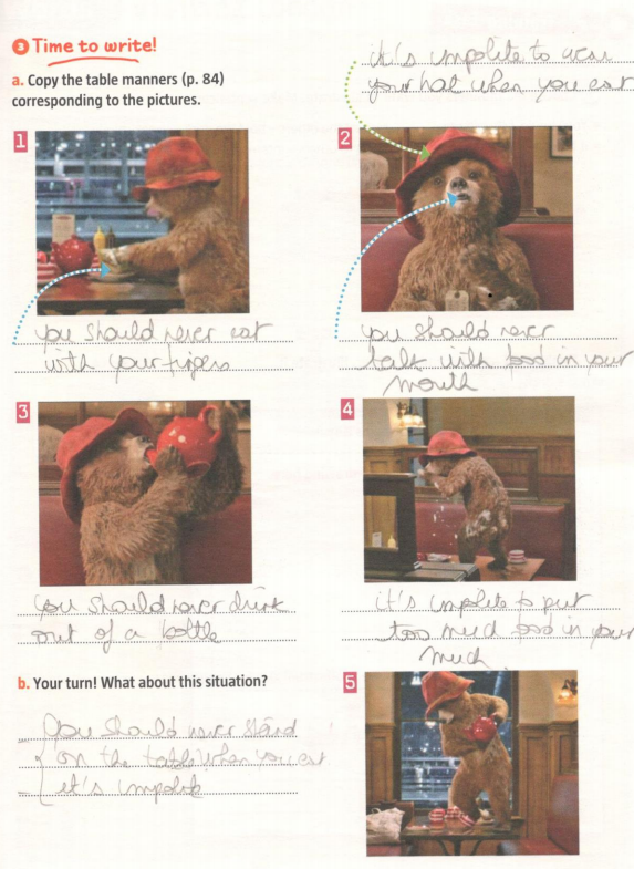 Paddington table manners